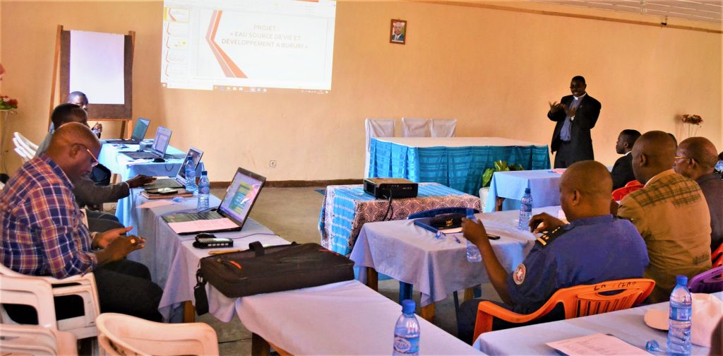 atelier d'échange et d'information sur les objectifs du projet"Eau, source de